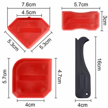 Профессиональный силиконовый инструмент для отделки силиконовый скребок силиконовый шпатель герметик скребок такой же, как Yato Тип