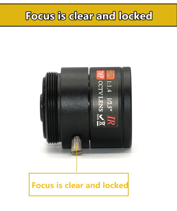 Focus is clear and locked