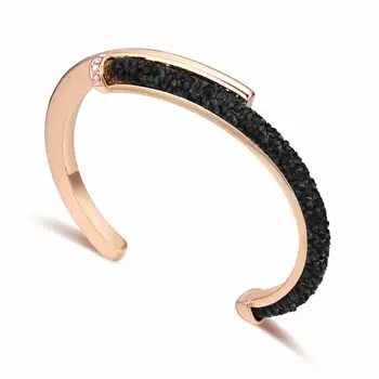 

TRACYSWING Element Austrian Crystals jewelry Champagne gold Color Fashion bangle for women Brand new sale Vintage Th-131066