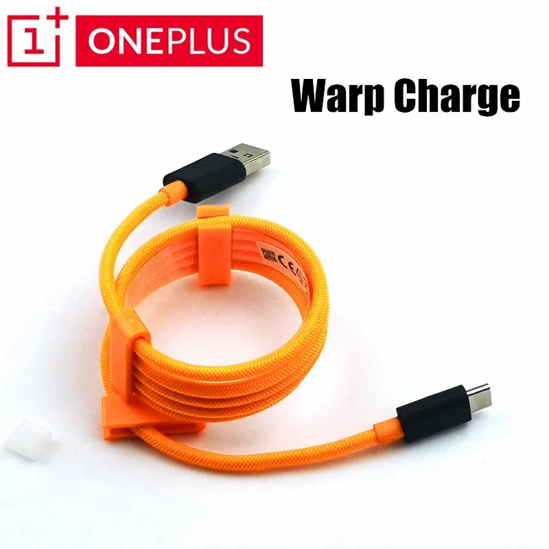 

Original OnePlus 6 Warp Charger Cable Genuine 4A nylon Dash Charge Cable For One plus 6 5t 5 3t 3 Smartphone