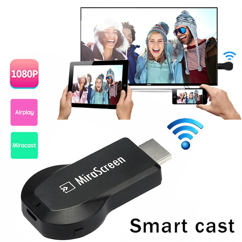 imágenes para Android Media Player Wifi Wireless Dongle del Adaptador de Audio y Vídeo Fundido Teléfono de Vídeo a HDMI HDTV TV Proyector Para iPhone iPad imágenes para Android Media Player Wifi Wireless Dongle del Adaptador de Audio y Vídeo Fundido Teléfono de Vídeo a HDMI HDTV TV Proyector Para iPhone iPad
