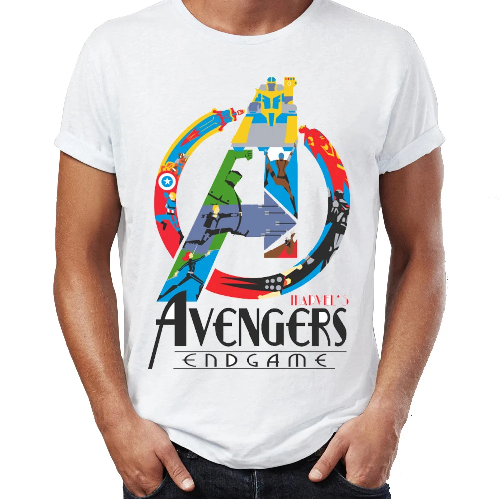 Avengers 4 Endgame Quantum War T shirts Men Compression Shirt Cosplay Costume Short Sleeve Tops For Male Fitness Clothes | Мужская