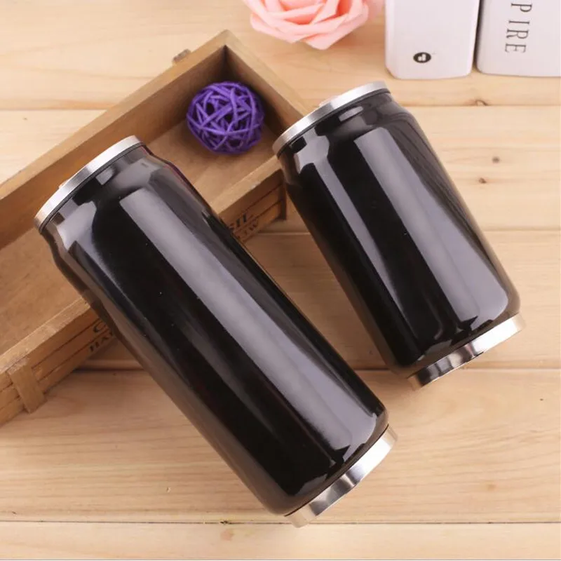 

Cute 300/500ML Straw Thermos Mug Stainless Steel Vacuum Flasks Thermal Water Bottle Kid Child Cans Cup Thermocup