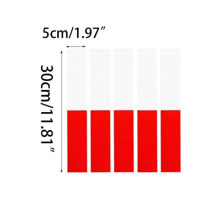10 шт. Светоотражающие Предупреждение ющие знаки безопасности клейкие наклейки сильный клей водонепроницаемый высокая видимость для грузовиков автомобилей мотоциклов Bicycl