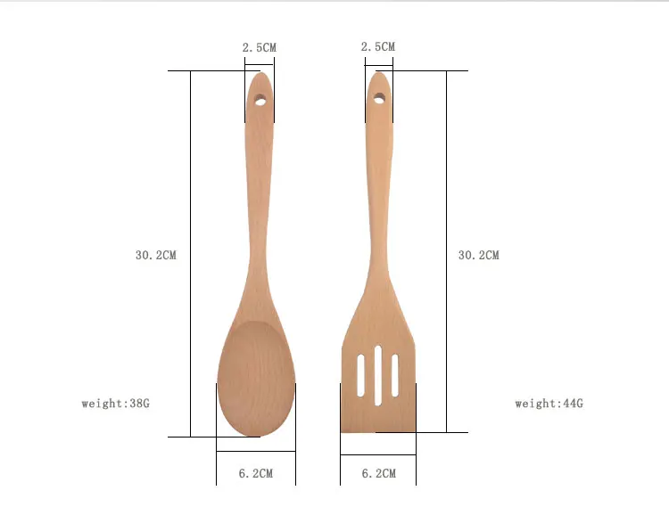 Бамбук 2 шт инструмент для приготовления посуды кухонная мебель ложка и деревянный
