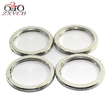 

4PCS FOR HONDA VF750F 1983-1984 VF750S V45 Sabre 1982-1983 VFR750F Interceptor 86-97 VFR750R RC30 1990 Exhaust Pipe Gasket Seal