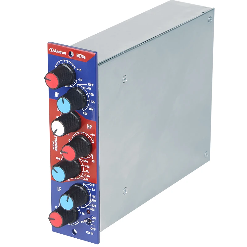 

Alctron EQ75a 500 series rack vintage-style equalizer microphone/Instrument preamplifier for stage performance, equalizer