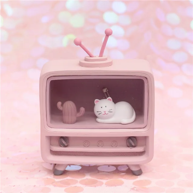 Kawaii Cat Music Box Mini Lamp 2