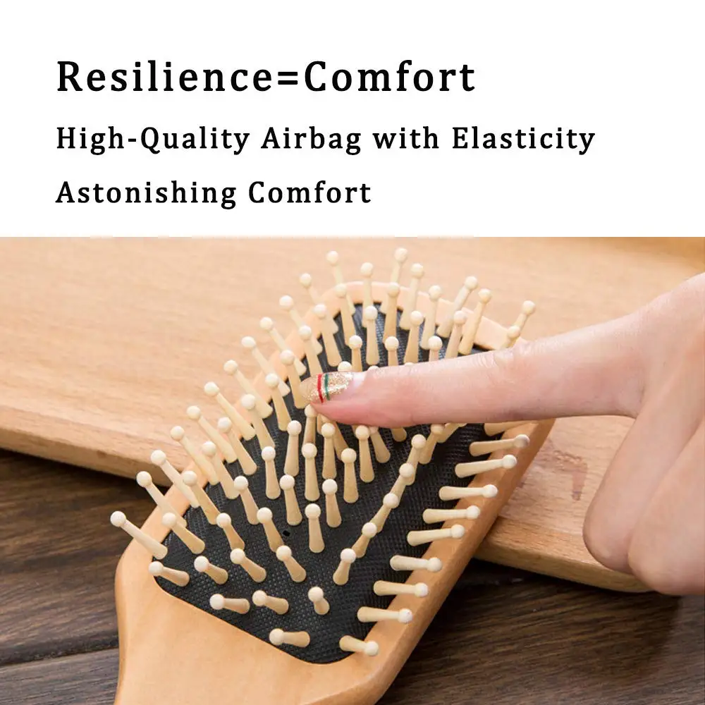 1 Come Massage Comb Paddle Brush Antistatic Hair Comb Anti Static Brushes Natural Wooden Massage Hairbrush Comb Scalp Health Car 1 Come Massage Comb Paddle Brush Antistatic Hair Comb Anti Static Brushes Natural Wooden Massage Hairbrush Comb Scalp Health Car