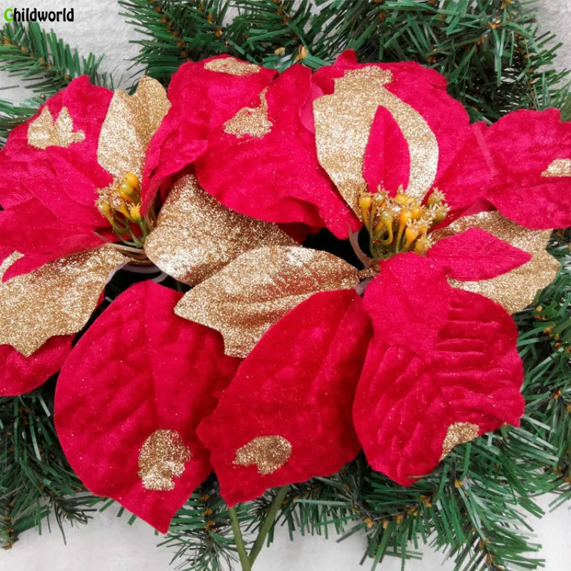 6 High Quality Christmas Decorations Christmas Flowers Christmas Tree