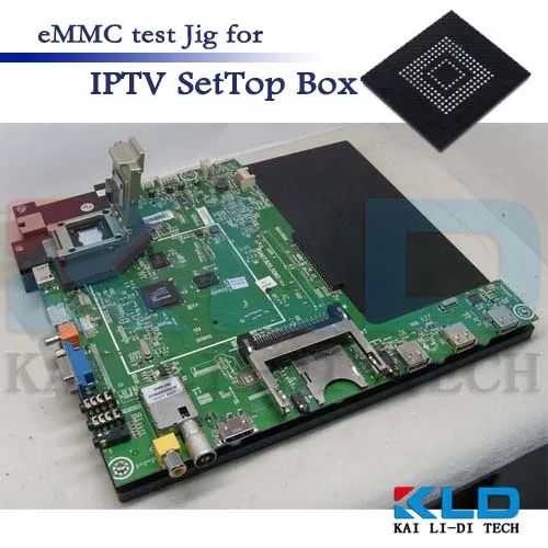 Индивидуальный зажим eMMC test jig для Pre Amazon Kindle II IPTV setbox Flip MinoHD nand flash function BGA153 BGA169 emmc