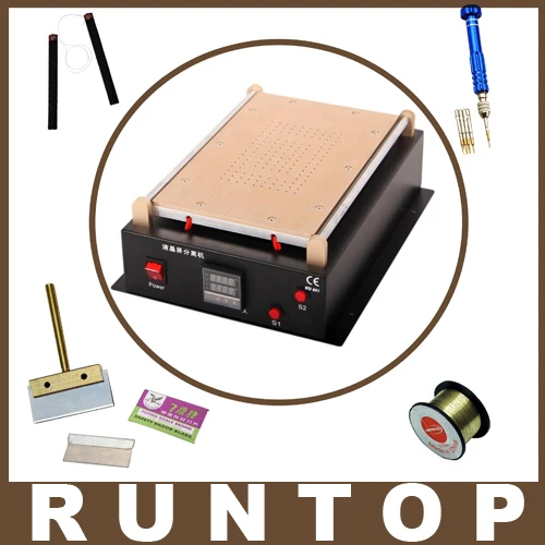  HOT 110V/220V 14 inches Built-in Vacuum Pump for iPad Phone Tablet PC Glass LCD Separator Split Screen Repair Machine  