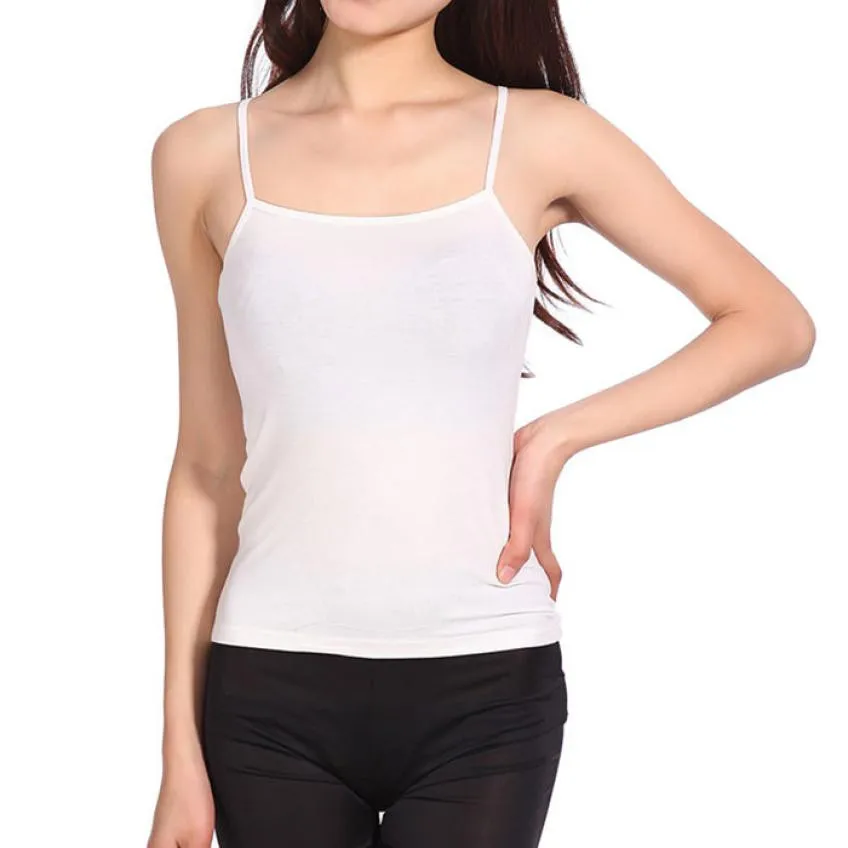 

KANCOOLD tank tops cropped style crop top hoodie Summer Fashion Sexy Women Loose Thin Chiffon Spaghetti Strap Vest Blouses JAN19
