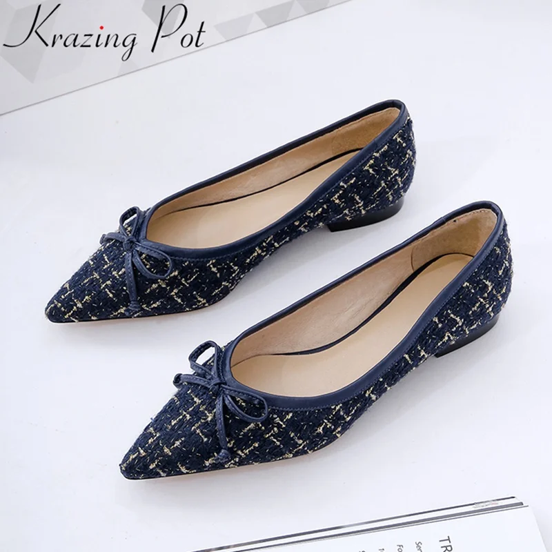 Superficial Tacón Oficina Beige Punta Superestrella De Krazing Conciso azul Elegante Olla Las Primavera Marca Bajo Mujeres Ld5 Zapatos 2019 Fiesta PqR4vw0