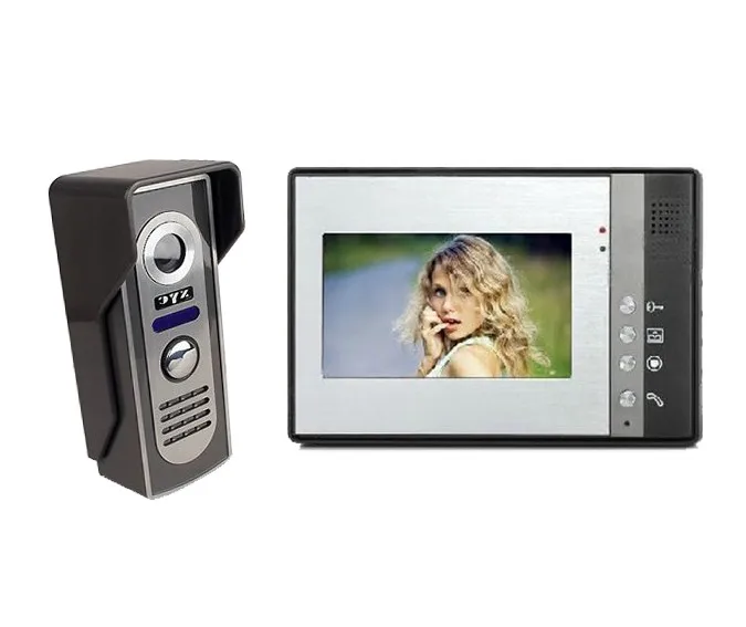 Yobang безопасности 7 "Видеодомофоны квартира Дверные звонки телефон Системы 3 Мониторы S 1 HD Камера для 3 Мониторы в наличии оптовая продажа