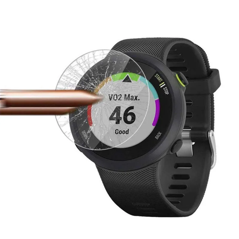 Прозрачная защитная пленка из закаленного стекла для смарт часов Garmin Forerunner 45/45S