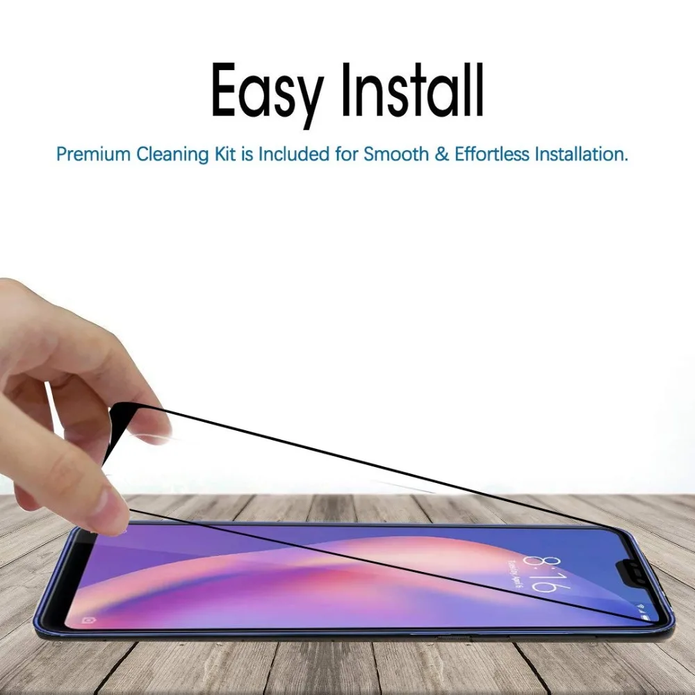 Небьющееся закаленное стекло 19D Edge to для Xiaomi Mi 5X 6X A1 A2 Lite защита экрана полное