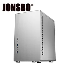 JONSBO RM2 компьютерный корпус Htpc шасси Diy настольный ПК корпус для ATX материнская плата поддержка GTX 1050 1080 видеокарта
