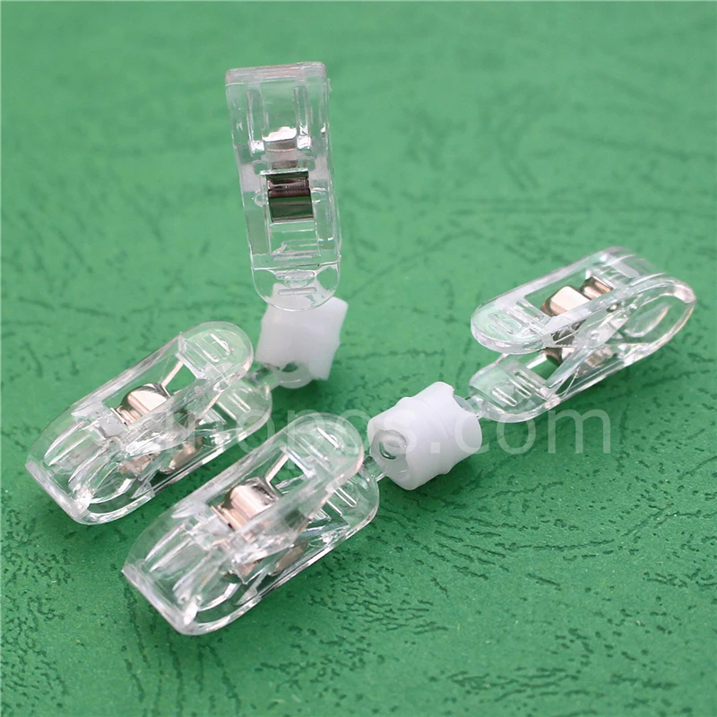 Clear Plastic Swivel Double Clip Sign Holder, double sided clip on pop clips price tag ticket
