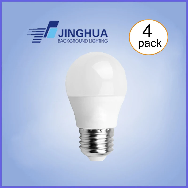 

LED Light Bulb 5W,4W,6W, A15 Bulb, G45 Bulb Shape, E26 Medium Base, 3000K Warm White,Daylight White 5000K Dimmable(Pack of 4)