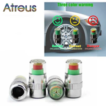 

4X Tire Pressure Monitor Valve Stem Cap Indicator For Peugeot 206 207 407 508 2008 Volvo S60 XC90 V70 Lada Granta Vesta Kalina