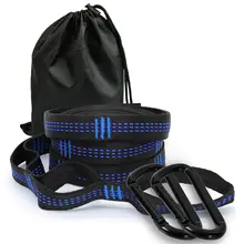 1 пара подвесных гамаков ремень Супер Сильная нагрузка связывает ромашки цепь веревка портативный дерево веревка с пряжкой для палатки гамак 300*2,5 см