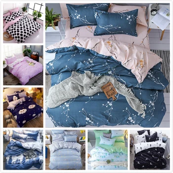 

New Creative Fashion Duvet Cover Sheet Pillowcase 3/4 pcs Bedding Set Adult Kids Child Bed Linens Single Queen King Double Size