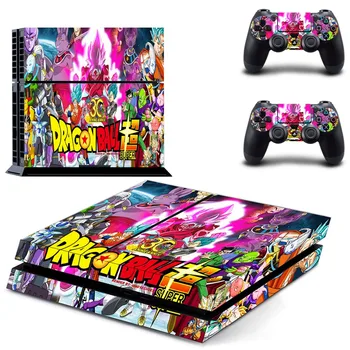 

DRAGON BALL Z PS4 Console Protective Vinyl Skin Decal Cover for Sony Playstation 4 & Two Wireless Controller Stickers