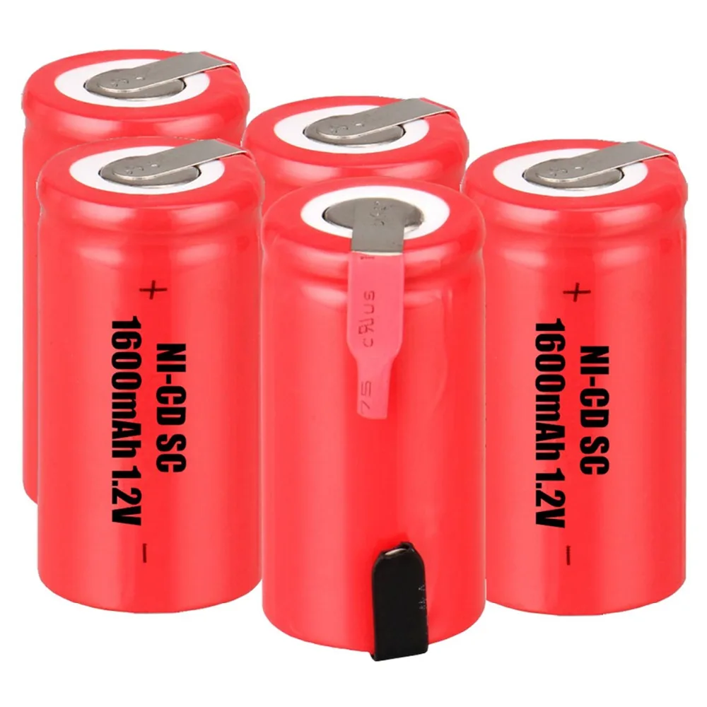 Аккумуляторная батарея SC 1600mAh 1 2 v akkumulator 42 5 мм * 22 для дрели Bosch dewalt metabo