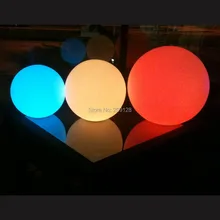 Супер водонепроницаемый перезаряжаемый сад освещающая светодиодная Сфера света