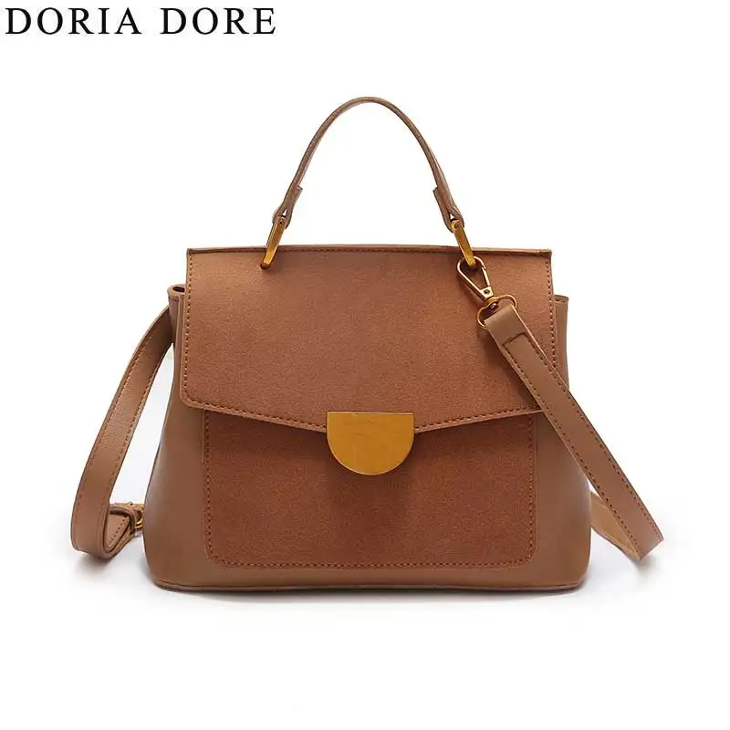 DORIA DORE Fashion Single Shoulder Bag Ladies Casual Solid Colors Soft ...