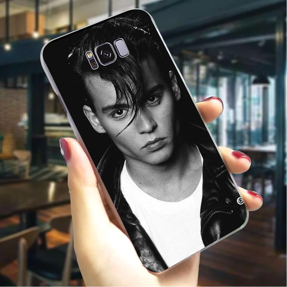 

Johnny Deep Hard Case for Samsung Galaxy S9 Plus Fashion Phone Cover for S10 S10e Note 8 9 M10 M20 M30 S6 Edge S7 S8 Cases Back