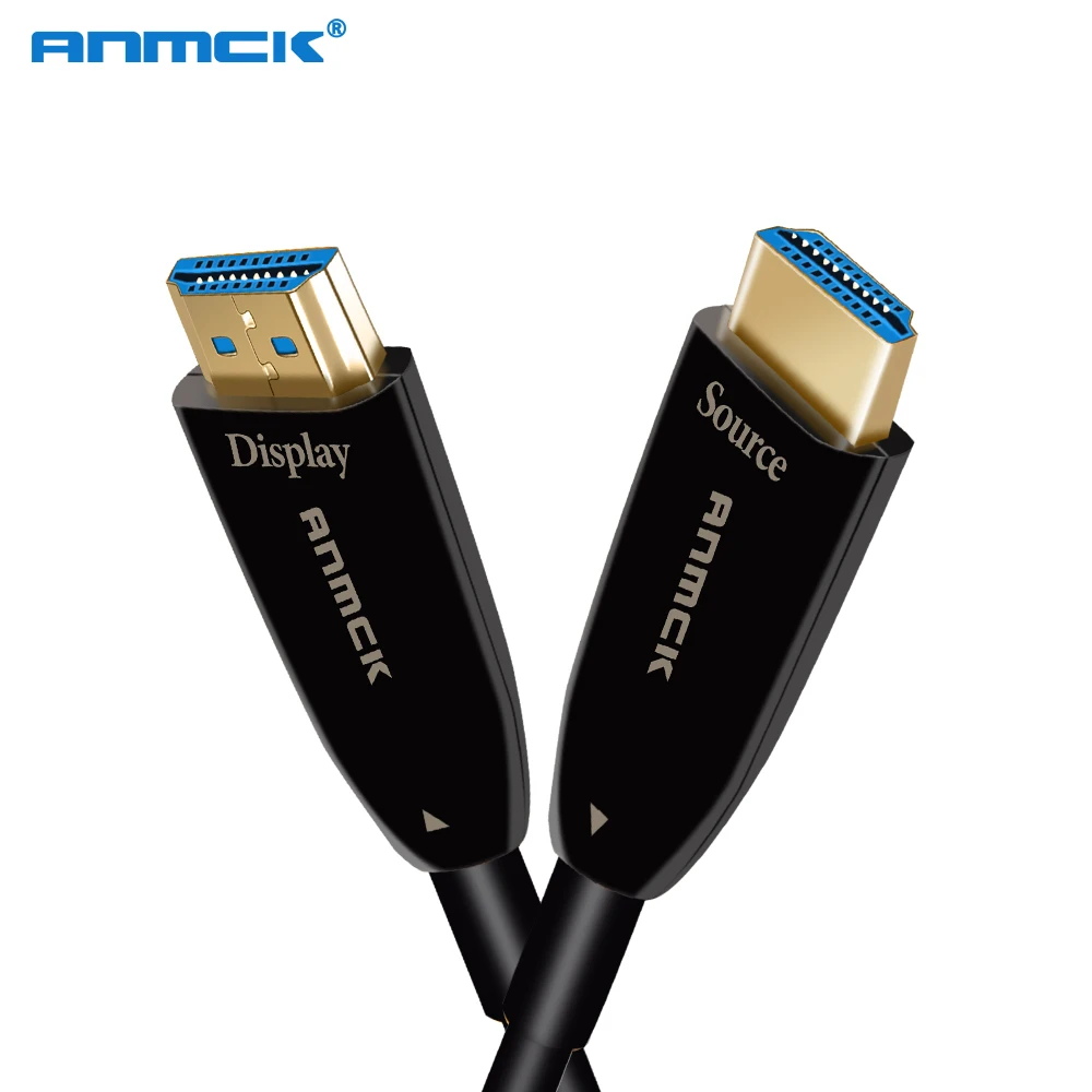 Anmck оптический кабель HDMI 2 0 4K 60 Гц к 18 Гбит/с ARC 3D HDR Ultra HD видеокабели для ТВ