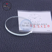 6 шт/лот 30 мм до 32,5 мм размер в сборе Стекло Кристалл 2 мм толщина плоское стекло для часов