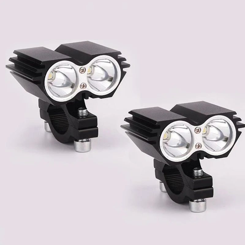 

Motorcycle headlights 12V 20W 3led/2led motorbike Auxiliary lights spotlights 6000k fog lamp Electric Vehicles work head lamp
