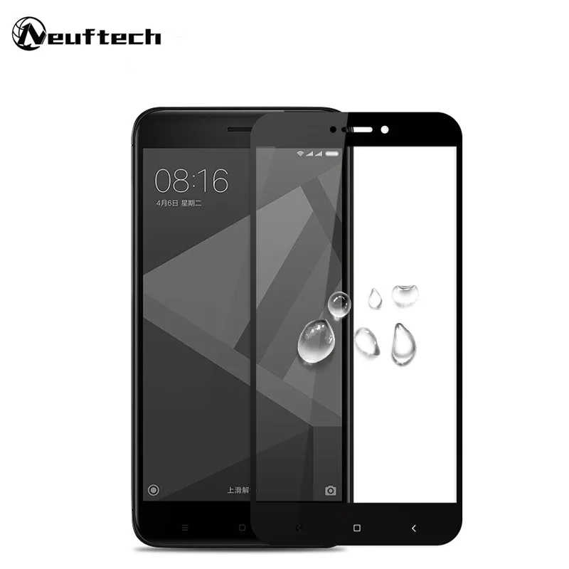 Посылка полное покрытие закаленное Стекло на для Xiaomi Redmi 4A 4X защитный пленка xiomi