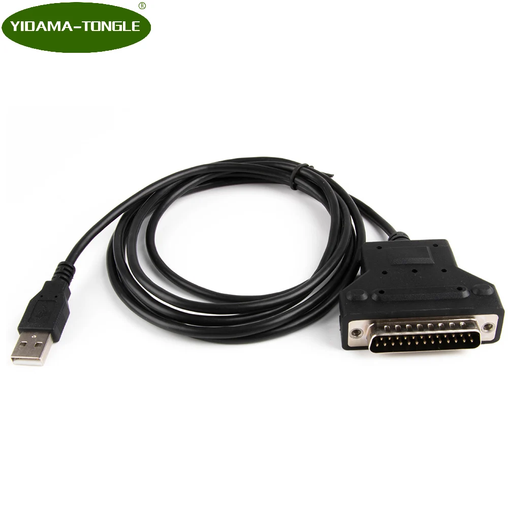 USB إلى DB25 الذكور RS232 المسلسل Adater كابل طابعة الباركود الحرارية مع CP2102 رقاقة Silabs 0.3 m 1.5 m اختياري