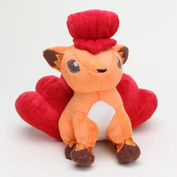

100pcs/Lot New Pocket doll Vulpix 6" Plush Doll Stuffed Soft Toy
