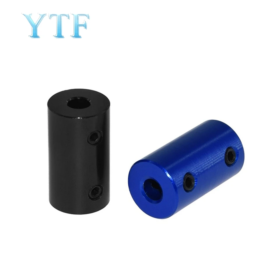 buy 100pcs Blue Black Aluminum Alloy Coupling Bore 5x5 5x8 For 3D Printer, Car Model, Ship Model, Metal DIY Model ,Impresora 3D Diy