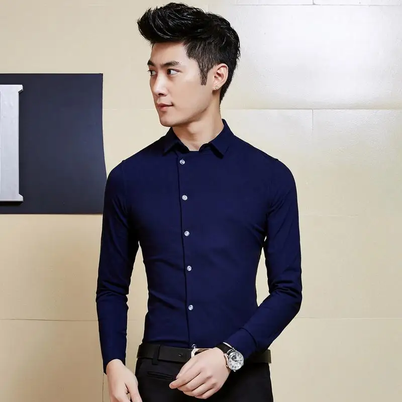 mens skinny shirts