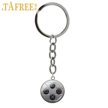 TAFREE Vintage Video juego controlador llaveros cool hombres gaming joyas de jugadores retro controlador gamepad llavero de fotografía T734