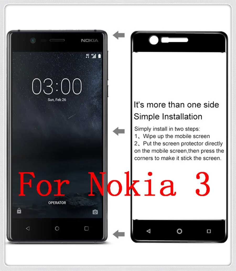 Бренд IMAK полное покрытие закаленное стекло для Nokia 6 3 Nokia 5 Nokia 8 Стекло Премиум полный экран протектор Защитная пленка безопасный Чехол