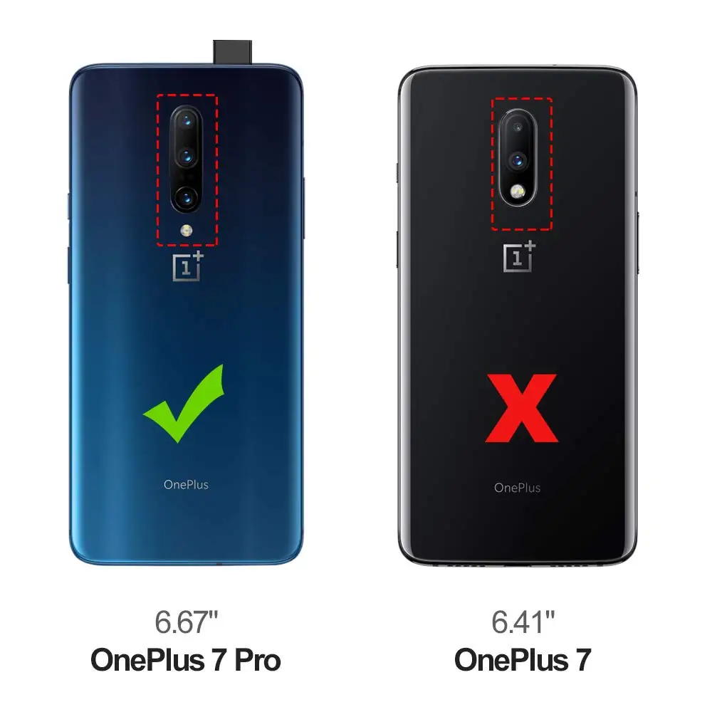 NEWDERY Battery Case for OnePlus 7 Pro, 4700mAh Slim Extended Charger with TPU Raised Bezels, Rechargeable Charging Case image 3