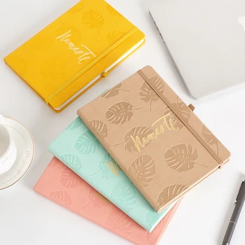 

A5 Original cute Korea hardcover office school notebook with line sheets candy student composition copy note book stationery