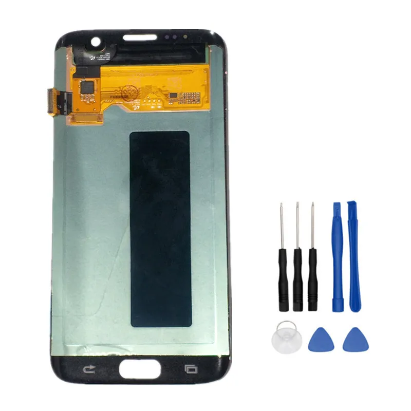 

Coreprime Tested LCD For SAMSUNG GALAXY S7 Edge G935 G935F Display Touch Screen Digitizer Assembly Replacement parts+Tools