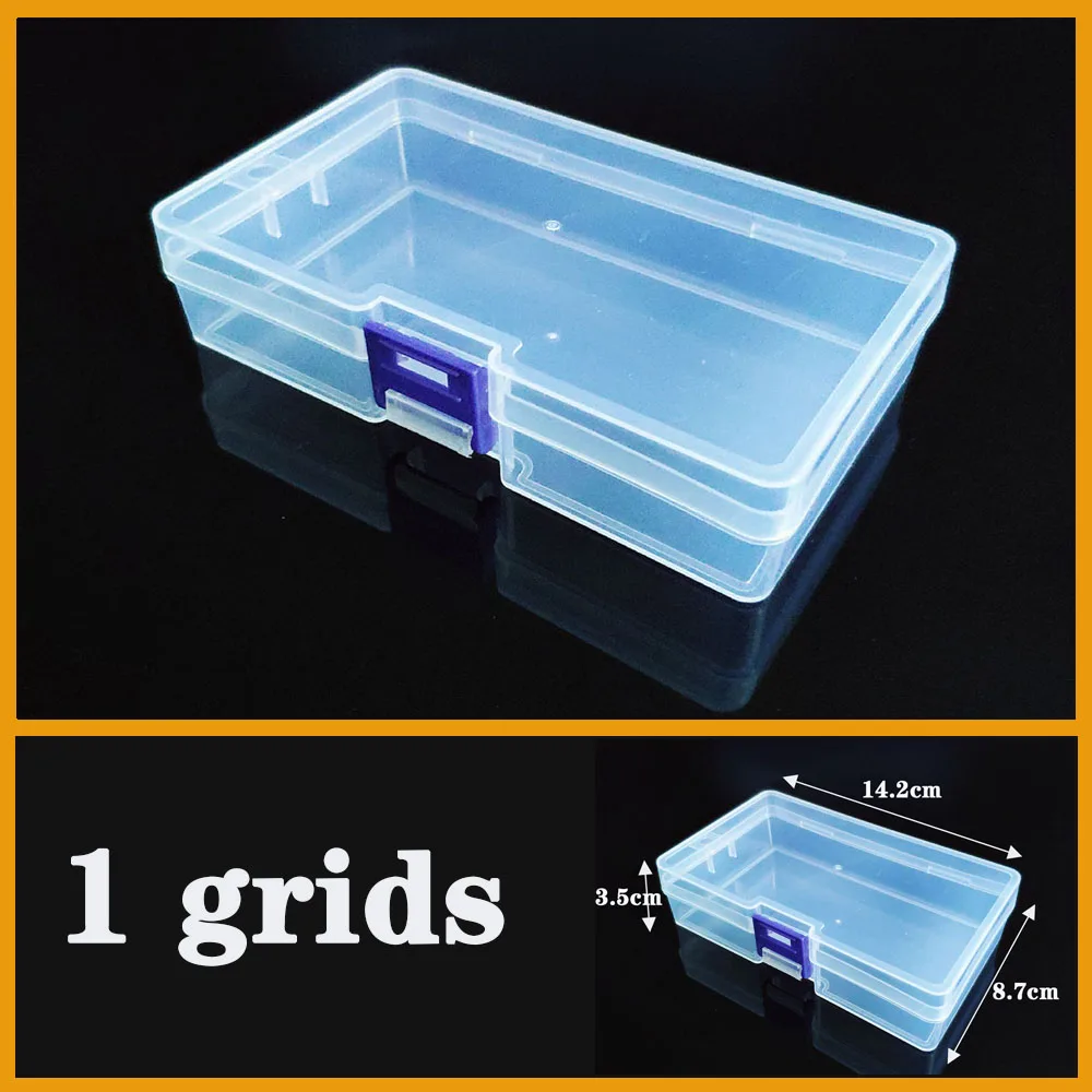 

Container Plastic Box Organizer Practical Adjustable Compartment Jewelry Earring Bead Screw Holder Case Display case strage box