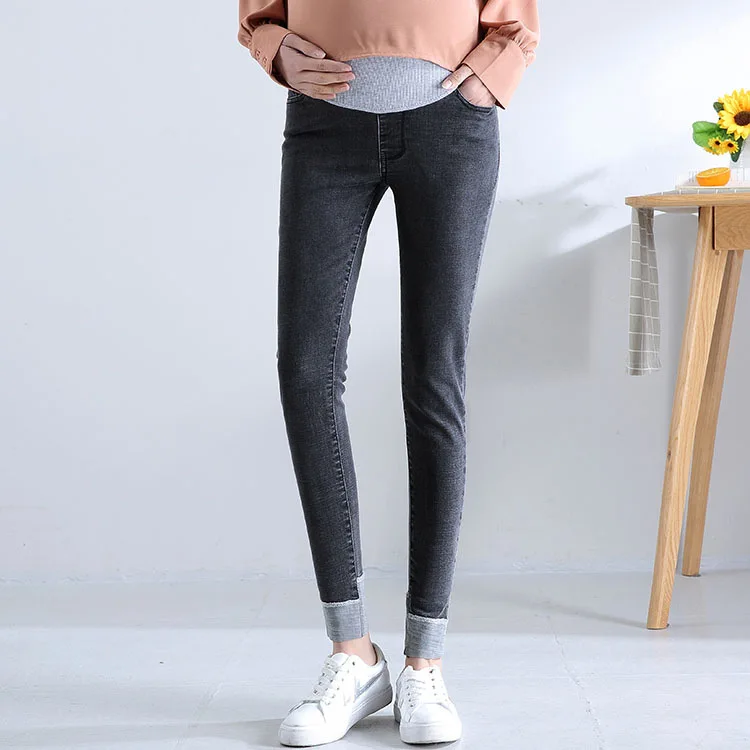 Maternity Clothes Plus Size Elastic Abdominal Plus Size L-5XL Maternity Women Jeans Pregnant Women Pants H310 Maternity Clothes Plus Size Elastic Abdominal Plus Size L-5XL Maternity Women Jeans Pregnant Women Pants H310