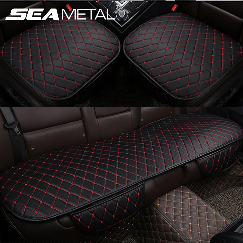 

Car Seat Covers PU Leather Automobiles Seat Cover Four Seasons Universal Cars Chair Protector Cushion Auto Interior Accessories