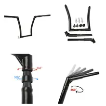 1" Rise 1,25" Frisco широкий руль мотоцикла для Harley Sportster XL 1200 883 Forty-Eight аксессуары для мотоциклов