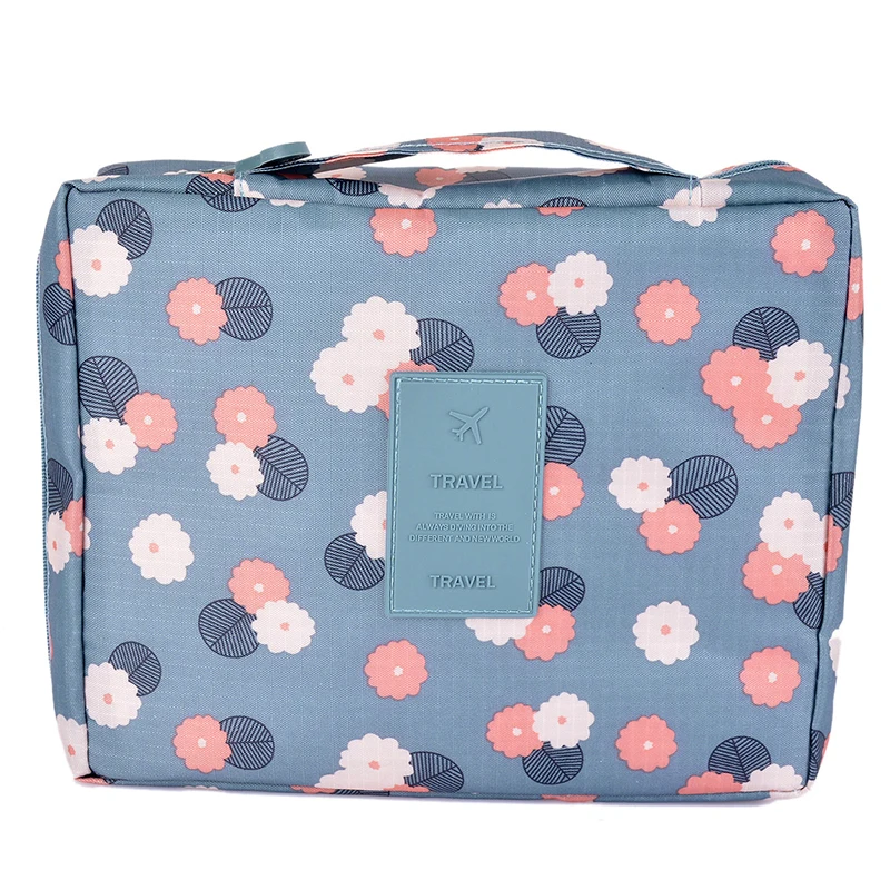 

1PC Barrel Shaped Travel Cosmetic Bag Makeup Organizer Women Makeup Bag Girls Wash Bags High Capacity Storage Bag
